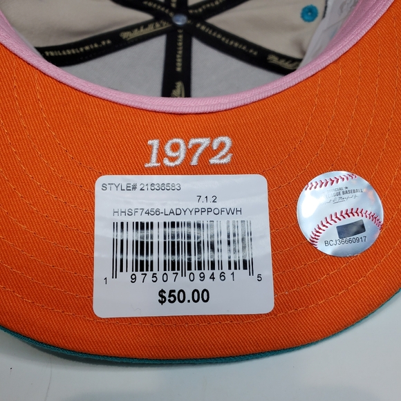 Topps Lids x Mitchell & Ness Los Angeles Dodgers Fitted Baseball Hat Cap - Picture 7 of 10